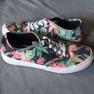 Vans floral sneakers